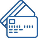Credit card processing icon